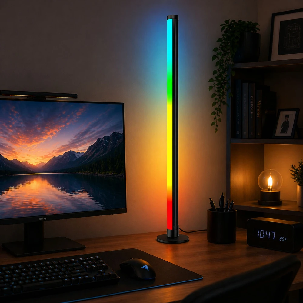 Lean LED kampinis grindinis šviestuvas 90 cm