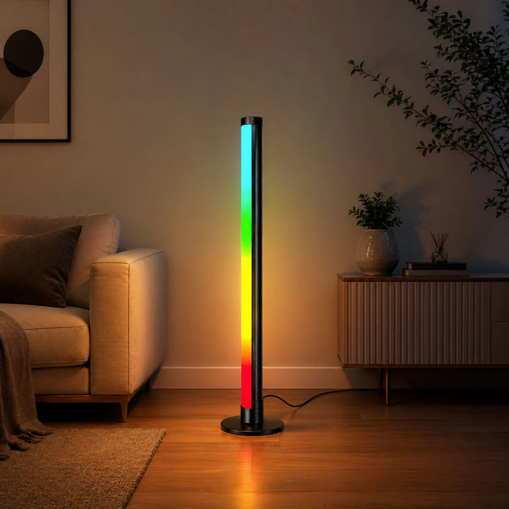 Lean LED kampinis grindinis šviestuvas 90 cm