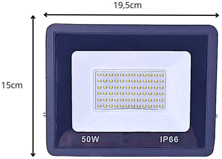 LED lauko šviestuvas 50W 6000K IP66