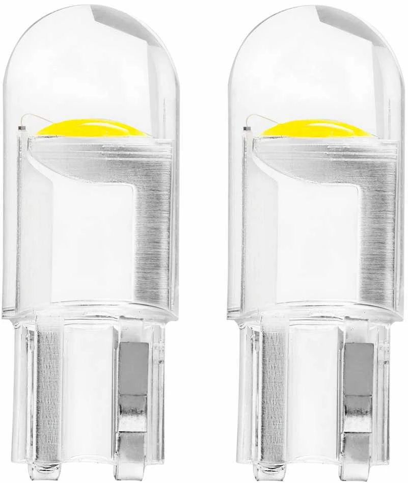 Amio LED lemputės standartinis t10 w5w burbinės ŽPV 12v skaidrus baltas