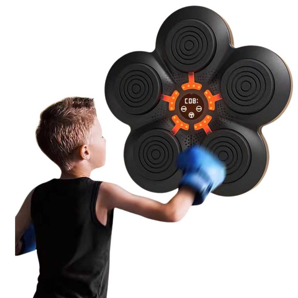 Lean Toys LED Muzikinis Bokso Treniruoklis