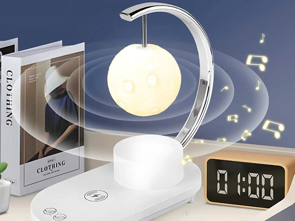 Pakabinamas šviestuvas LED naktinė lempa su belaidžiu įkrovikliu 10W
