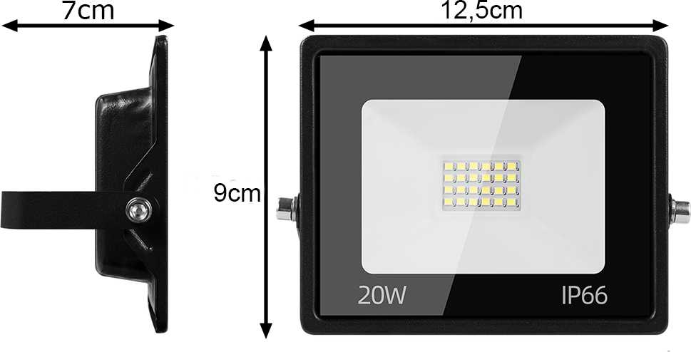 LED prožektorius 20W 6000K IP66