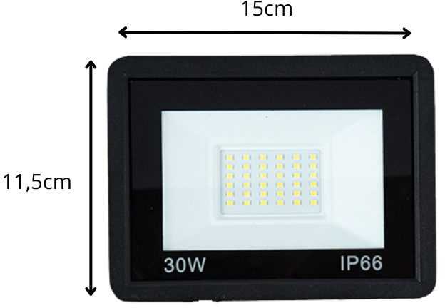 LED prožektorius 30W 6000K IP66
