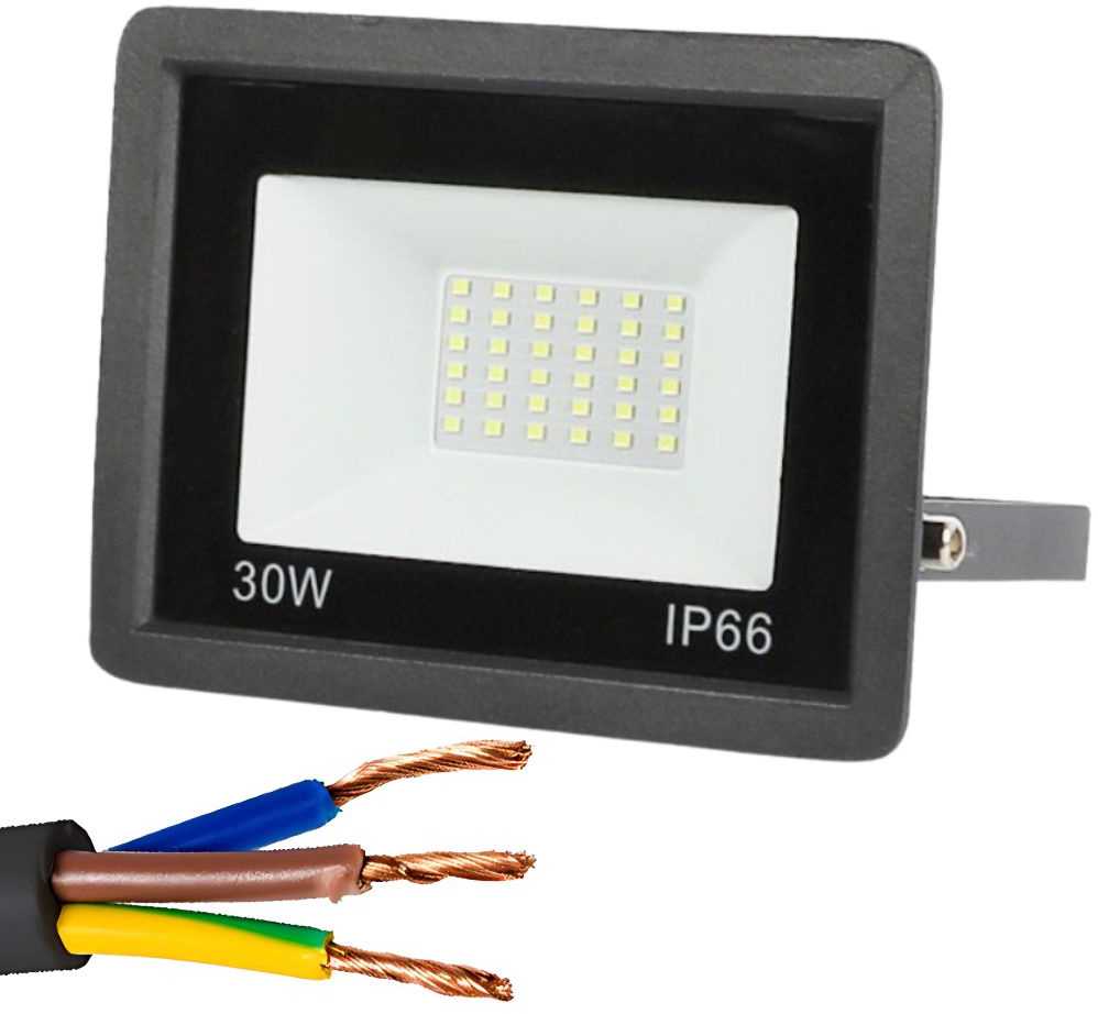 LED prožektorius 30W 6000K IP66