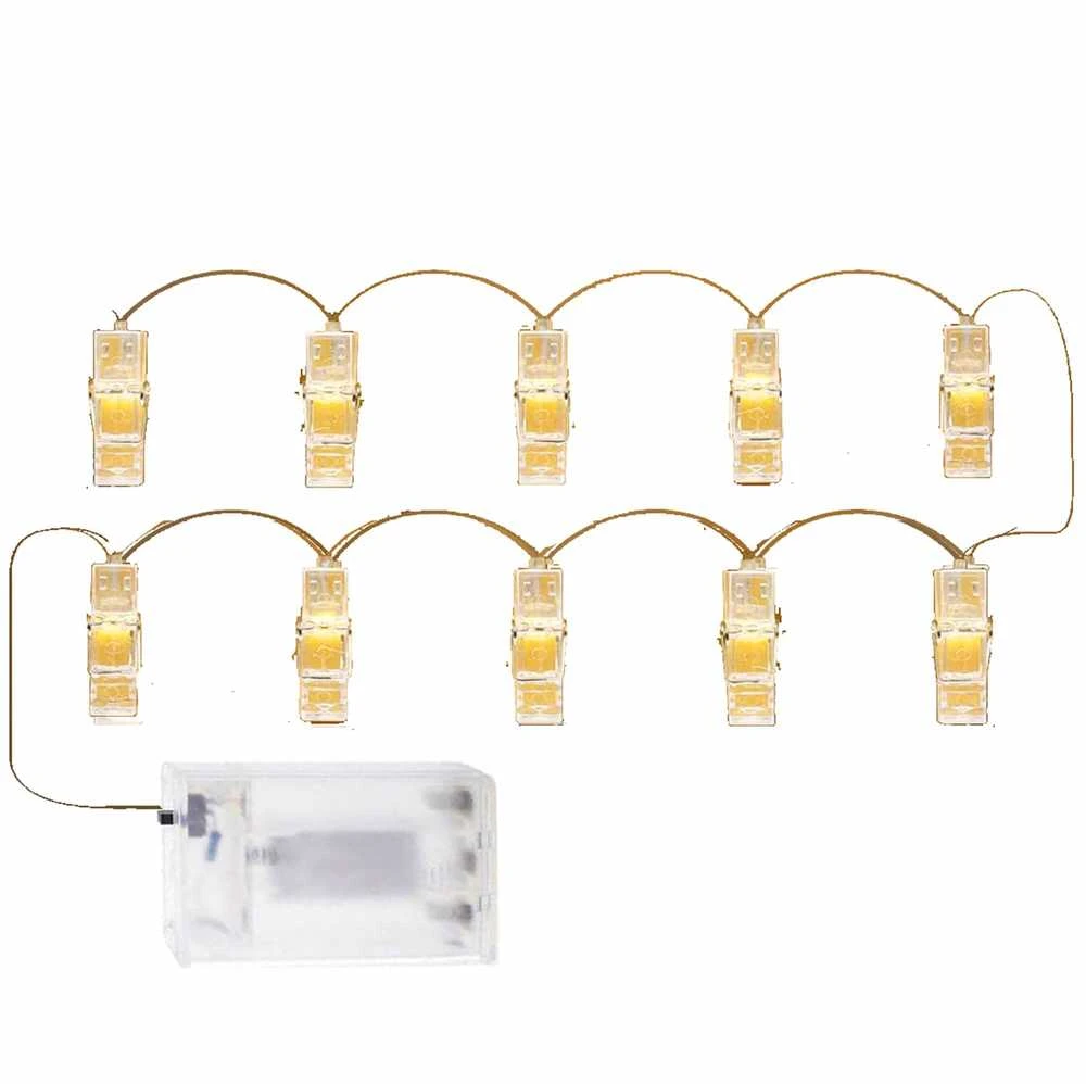 LED segtukų girlianda Springos CL4131, 10 LED, 1,35 m