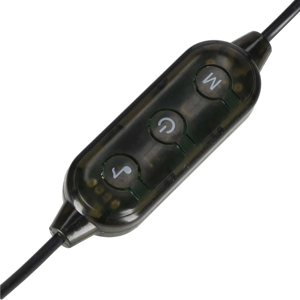 LED stalinės lempos RGB su nuotolinio valdymo pultu, juodos, 23,7 × 3,5 × 2,5 cm, 2 vnt.