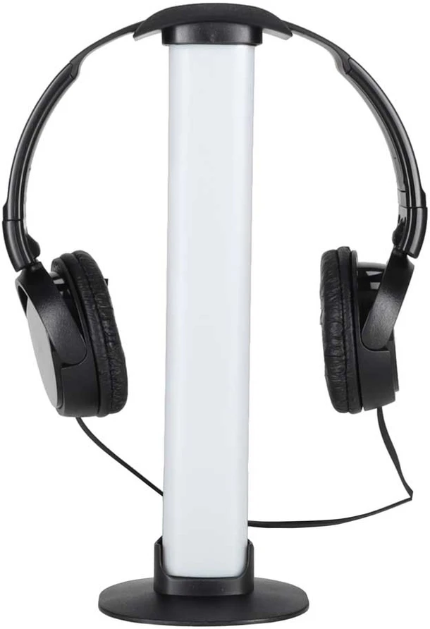 LED stalinės lempos RGB su nuotolinio valdymo pultu, juodos, 23,7 × 3,5 × 2,5 cm, 2 vnt.