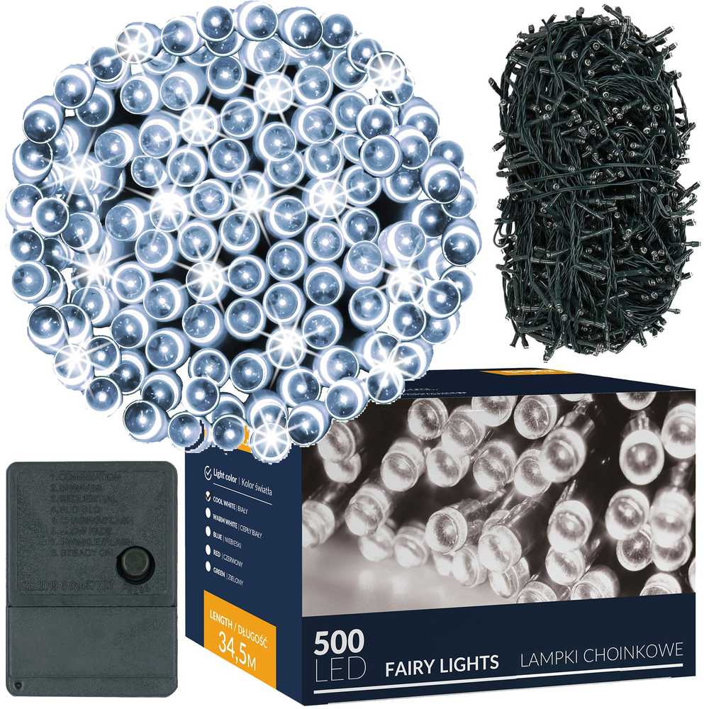 Springos LED šventinė girlianda 34,5 m 500 LED