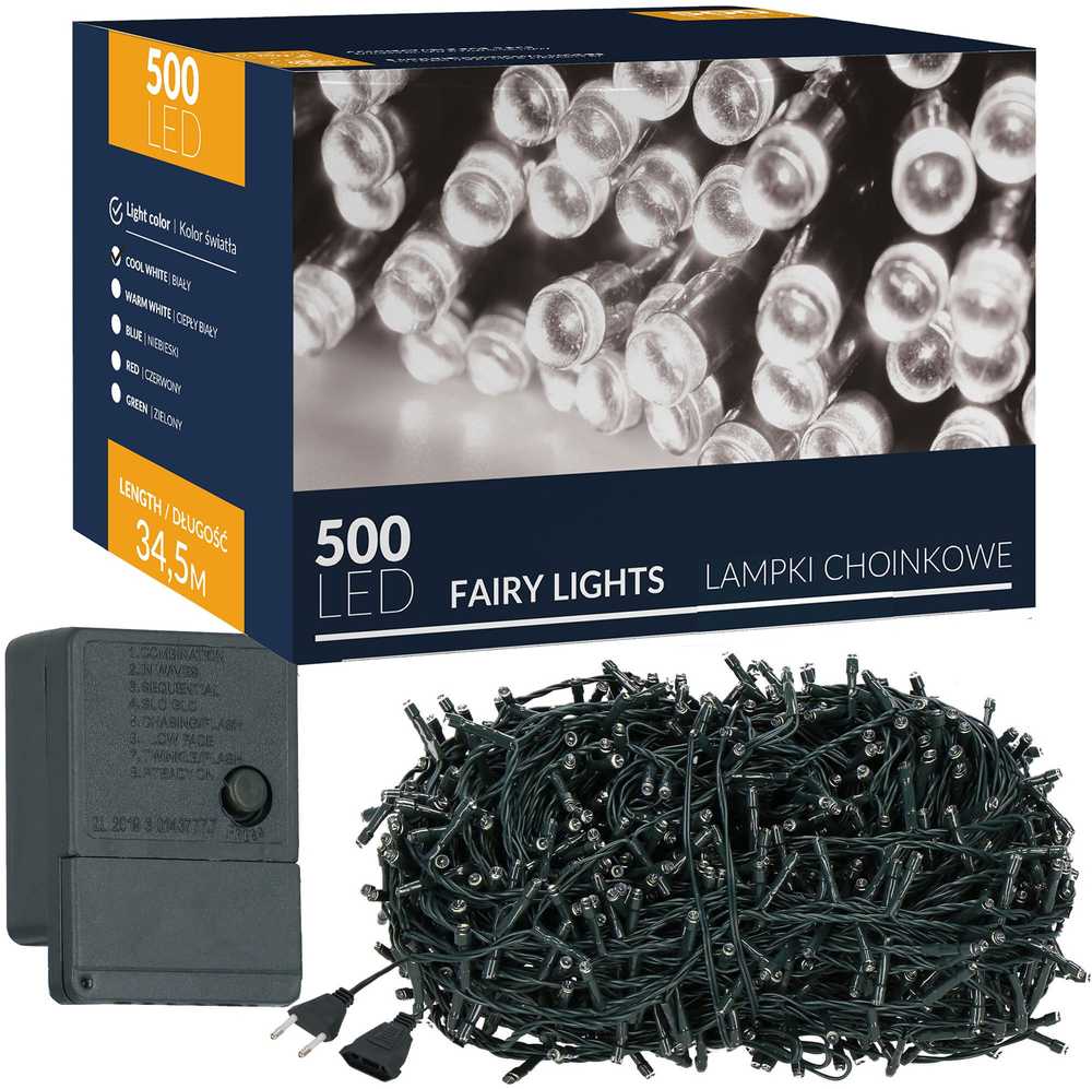 Springos LED šventinė girlianda 34,5 m 500 LED