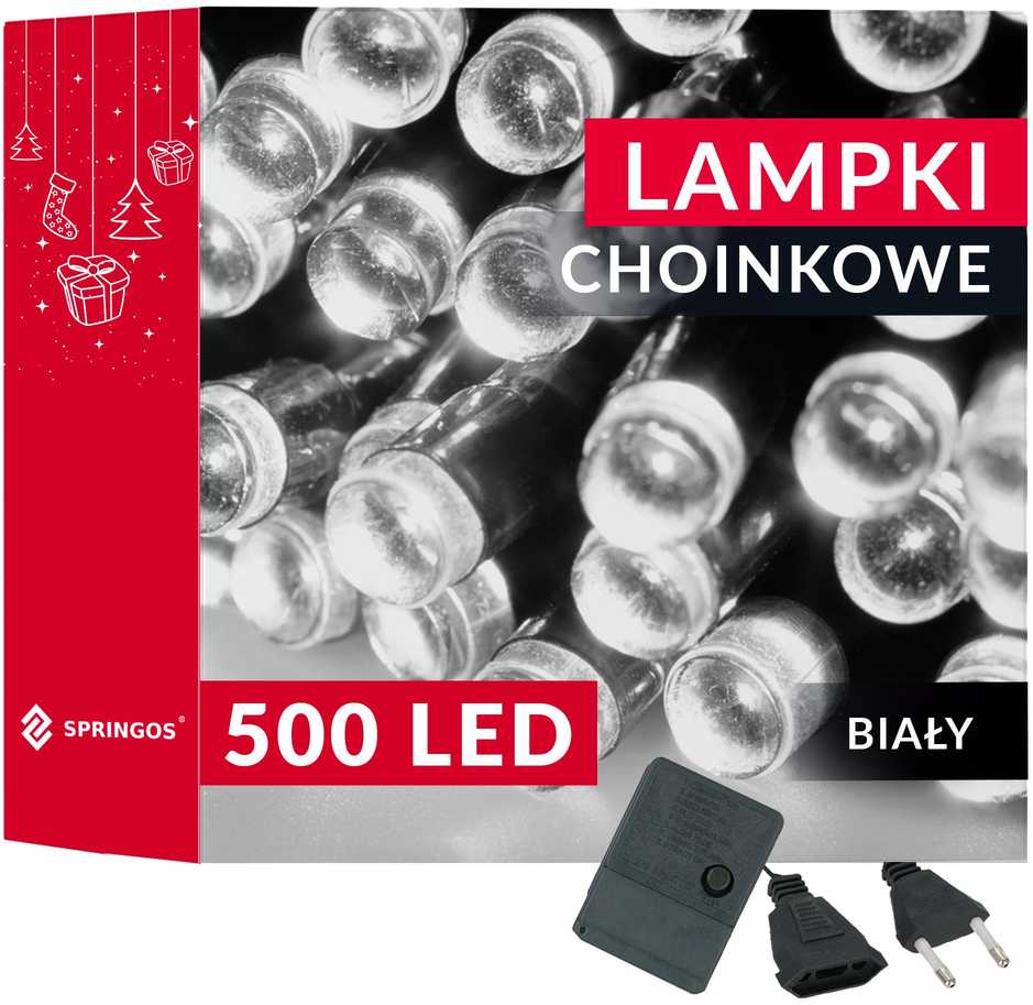 Springos LED šventinė girlianda 34,5 m 500 LED