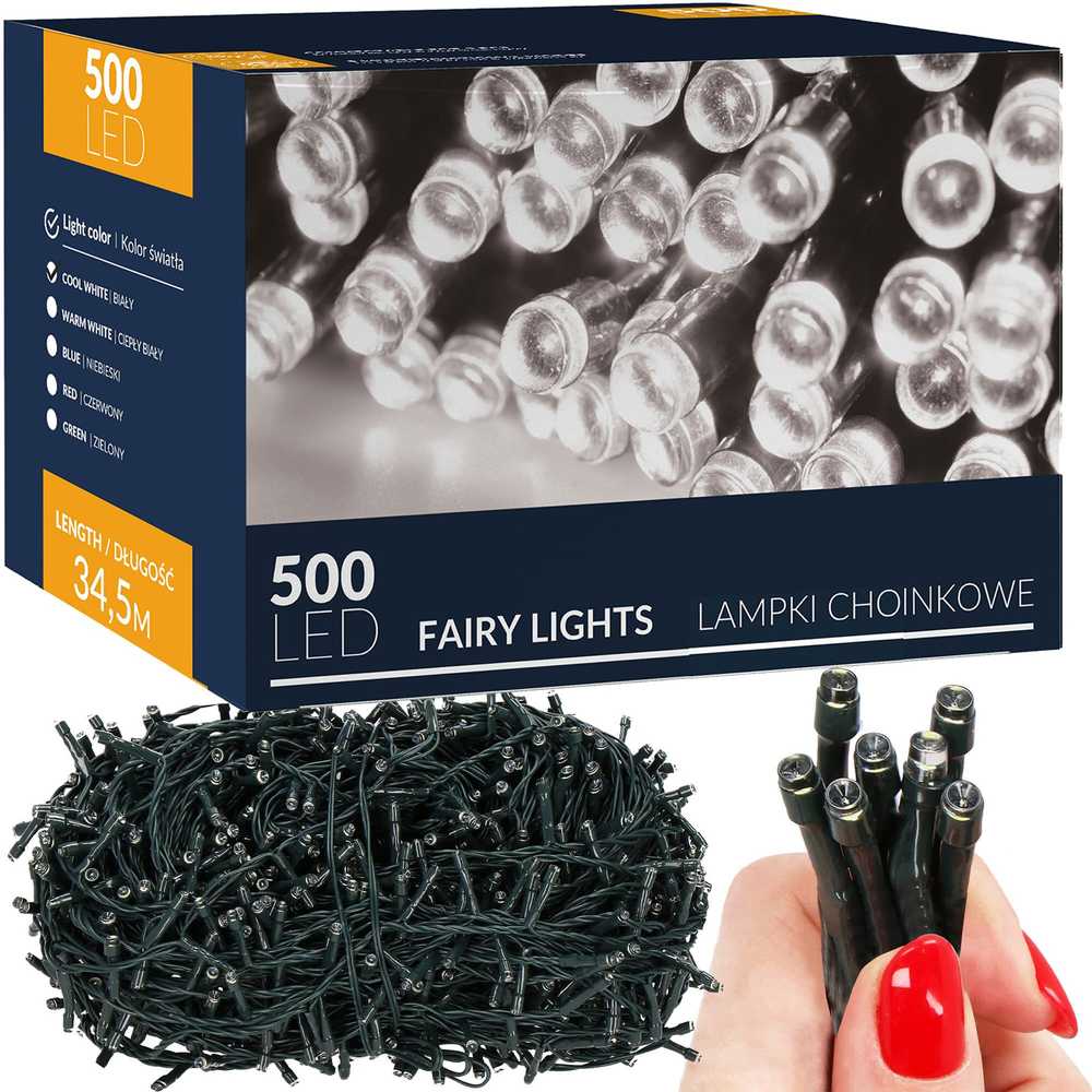Springos LED šventinė girlianda 34,5 m 500 LED