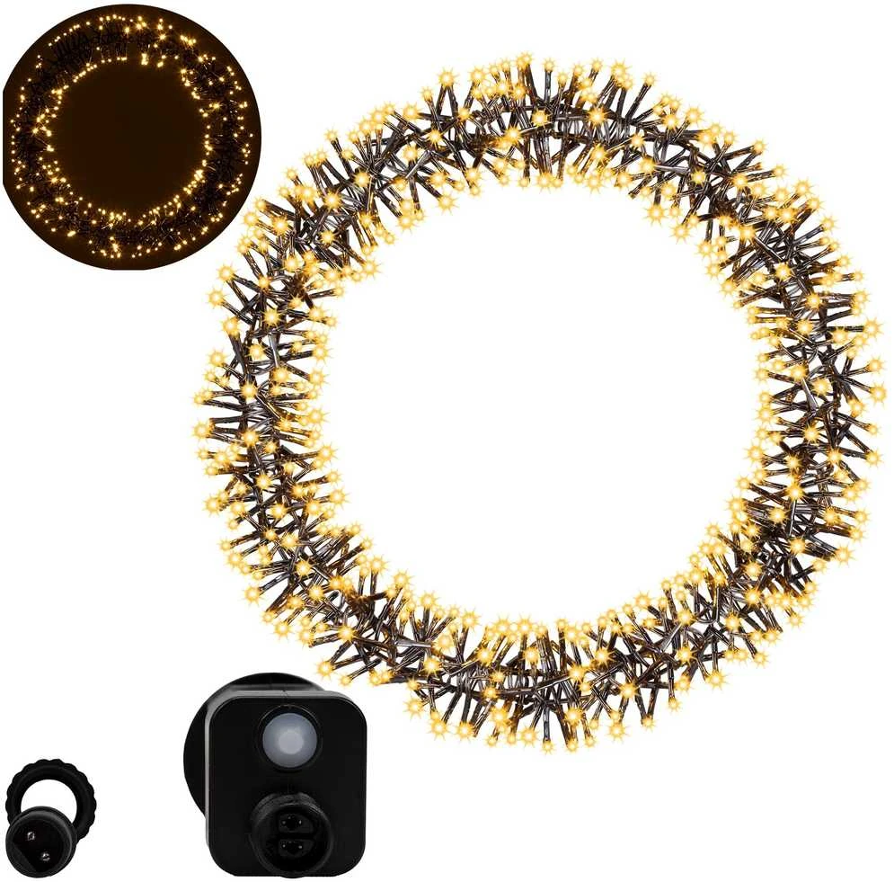 Springos LED šventinis vainikas 300 LED 40 cm CL1233