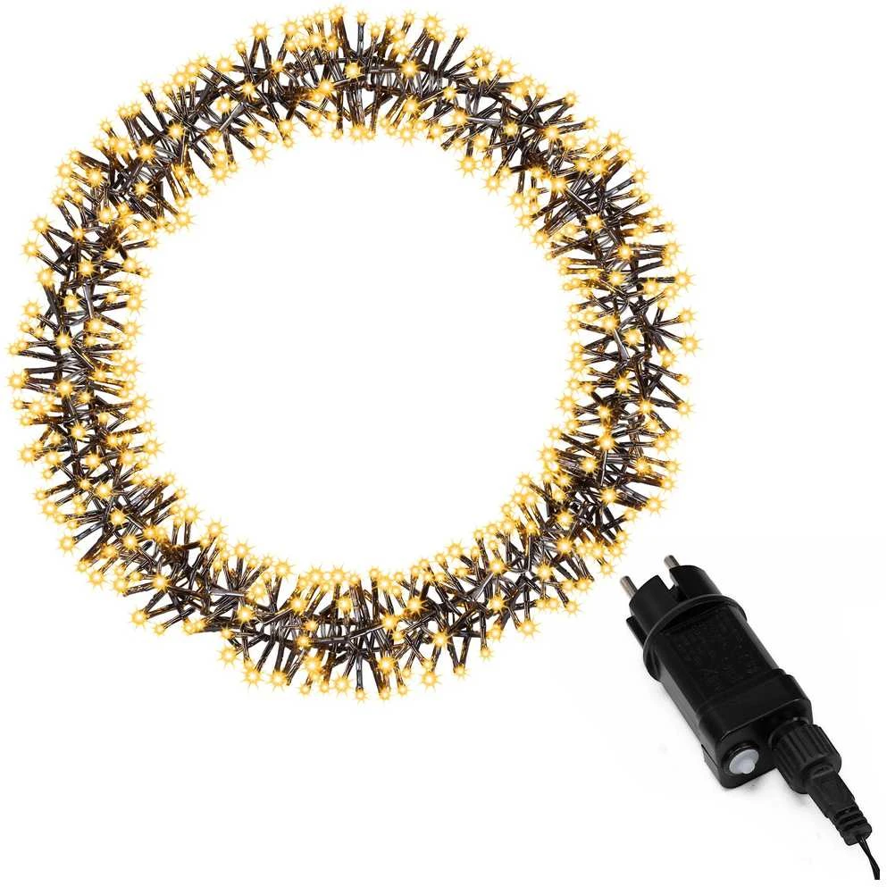 Springos LED šventinis vainikas 300 LED 40 cm CL1233