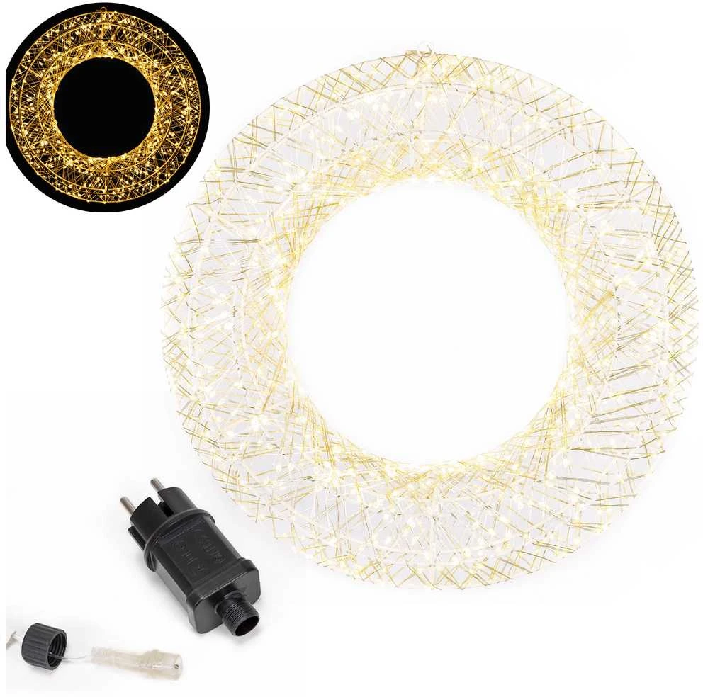 Springos LED šventinis vainikas 720 LED 45 cm