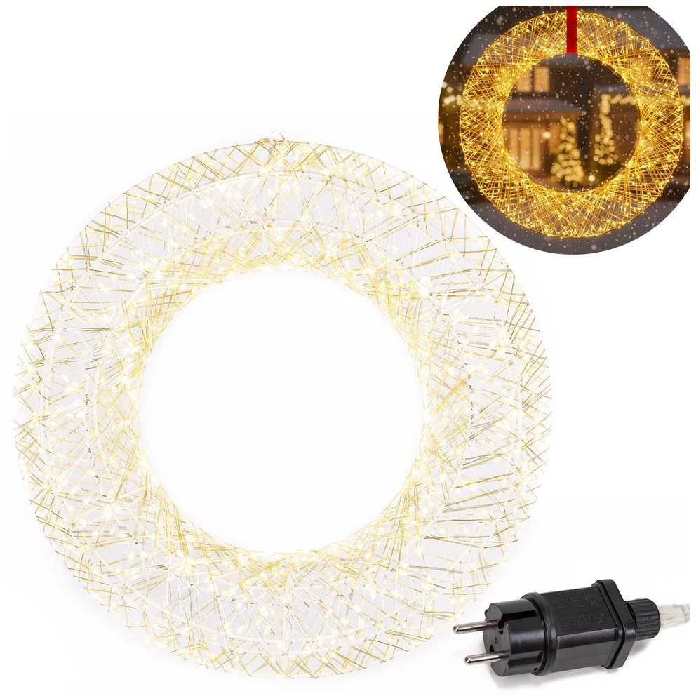 Springos LED šventinis vainikas 720 LED 45 cm