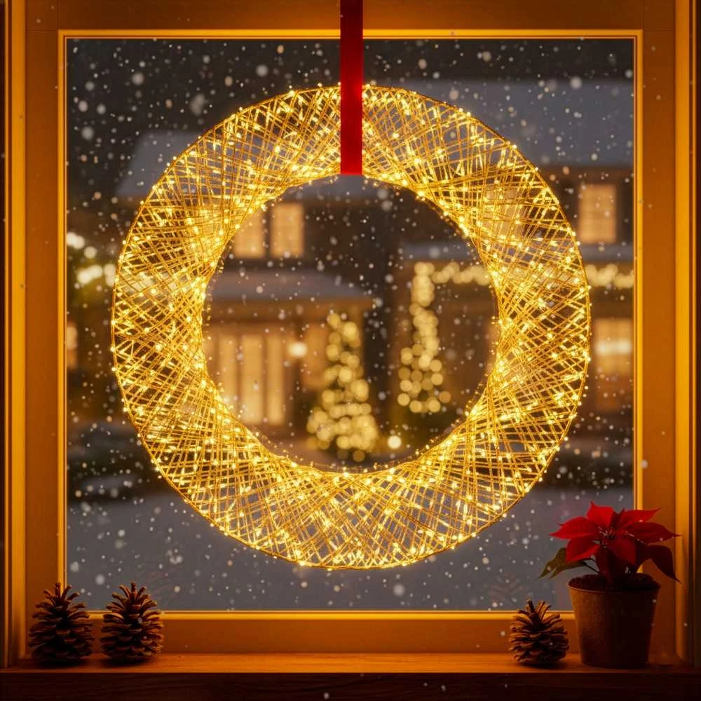 Springos LED šventinis vainikas 720 LED 45 cm