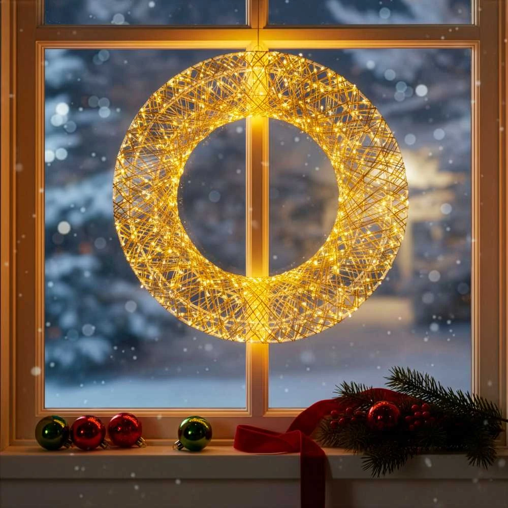 Springos LED šventinis vainikas 720 LED 45 cm