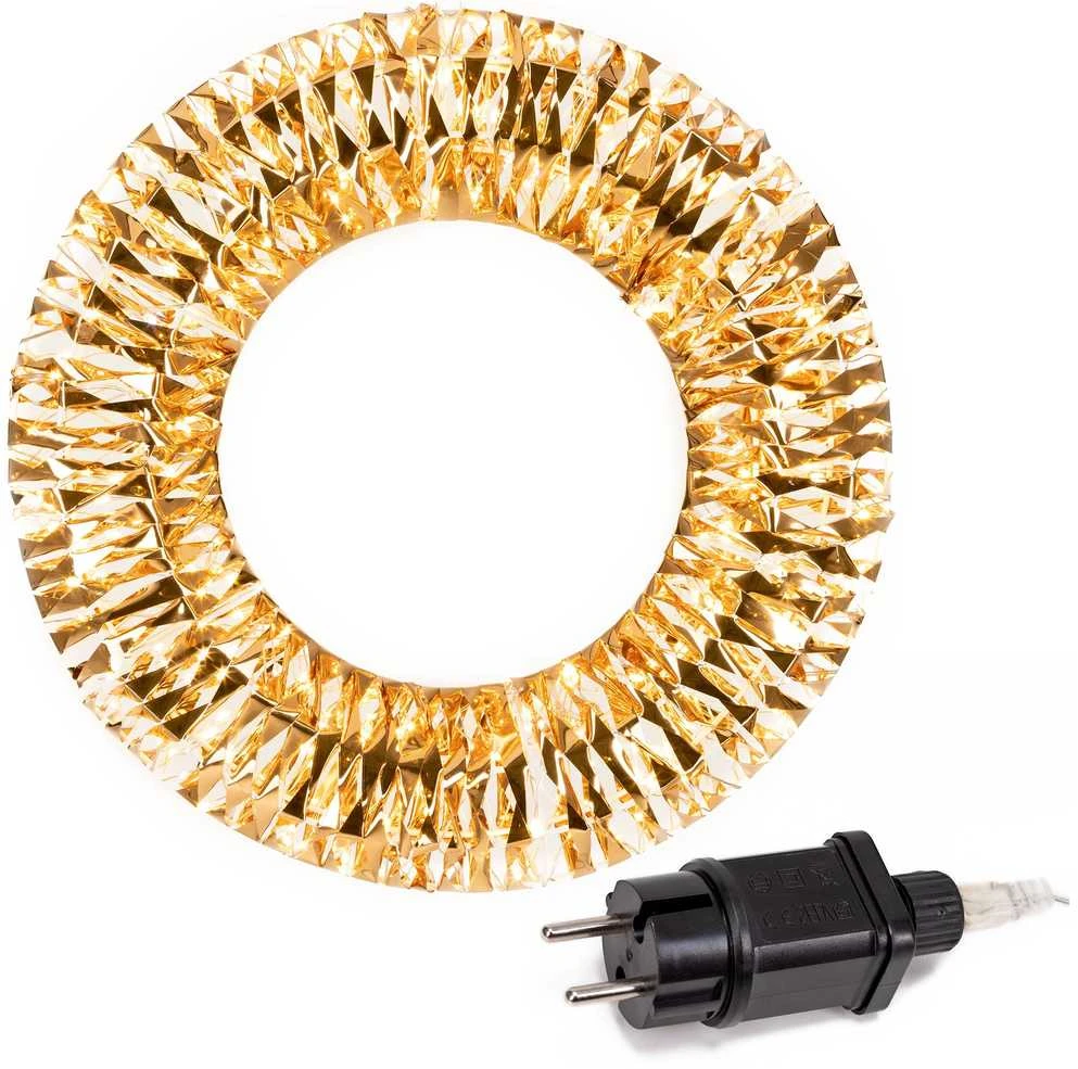 LED šventinis vainikas Springos CL1246 360 LED 45 cm