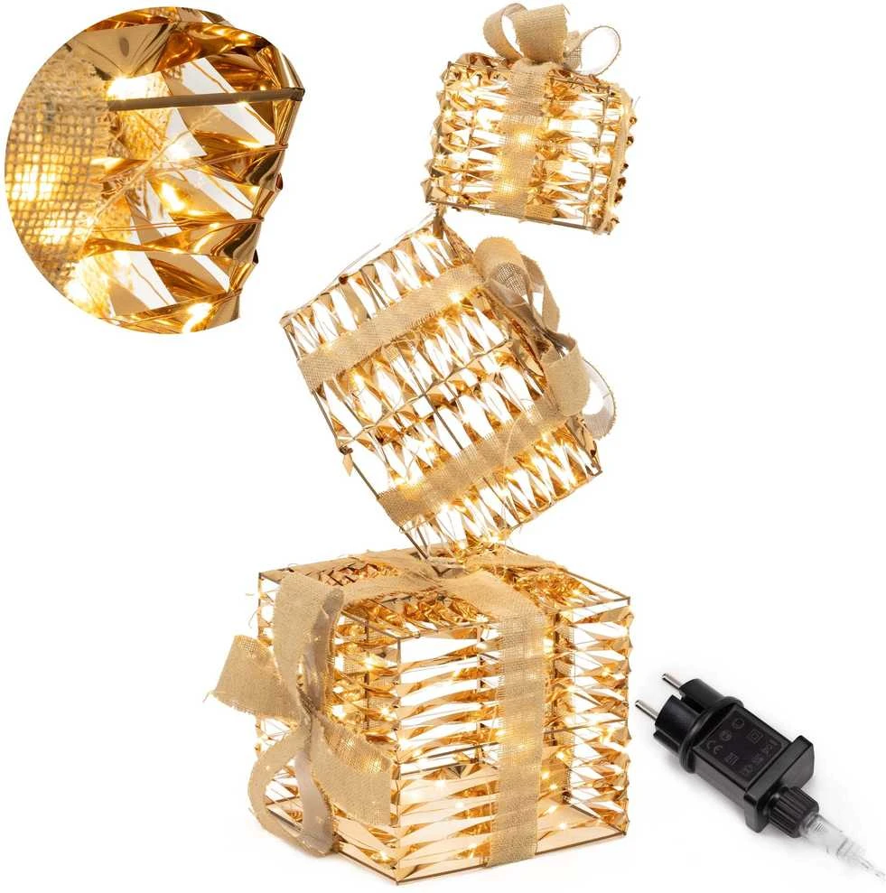 LED šviesos dekoracija Springos CL1244 dovanų formos