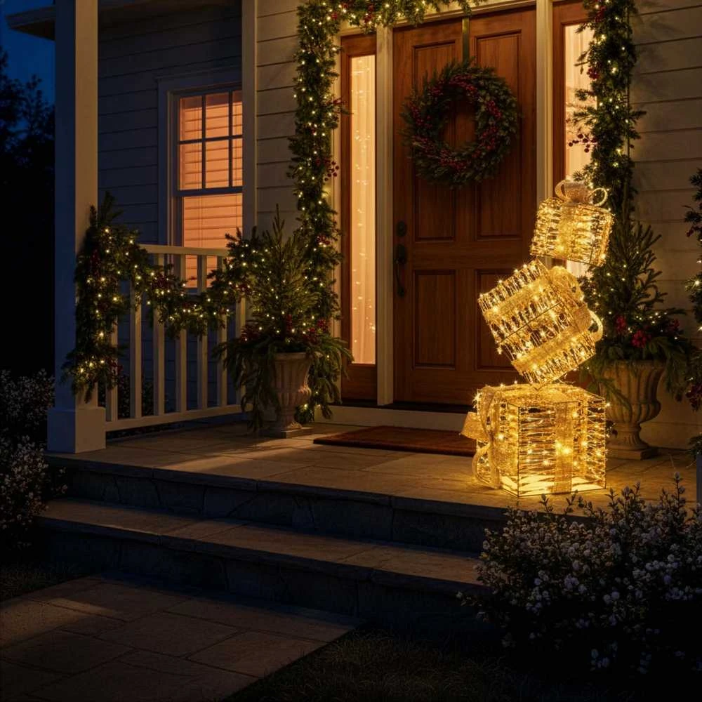 LED šviesos dekoracija Springos CL1244 dovanų formos
