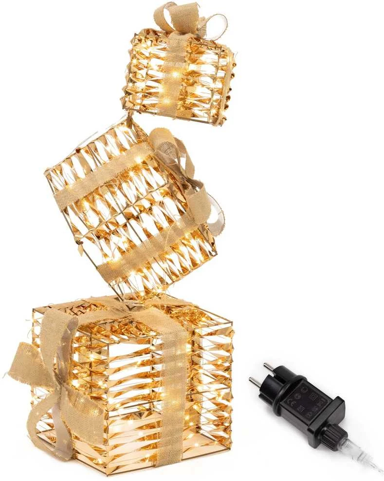LED šviesos dekoracija Springos CL1244 dovanų formos