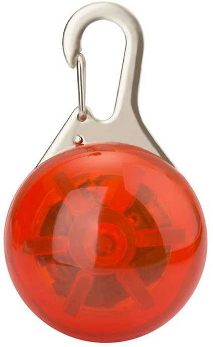 LED šviesos pakabukas šuniui ir katei - raudonas