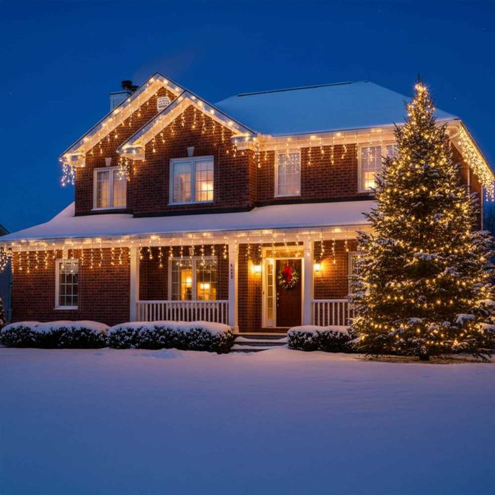 Springos LED šviesos užuolaida 2,5 m