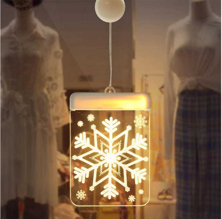 LED vitražas langui, 3D, 42 cm