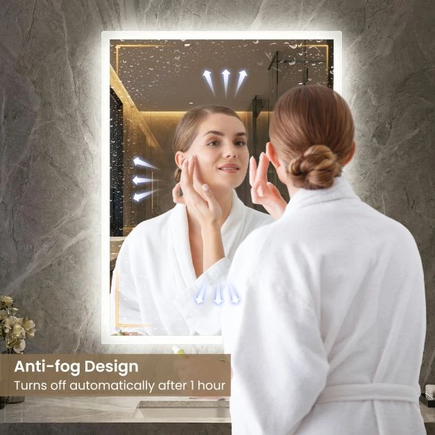 LED vonios veidrodis 80 x 60 cm