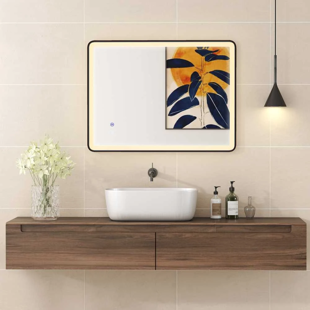 LED vonios veidrodis 80 x 60 cm