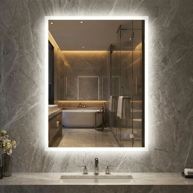 LED vonios veidrodis 80 x 60 cm
