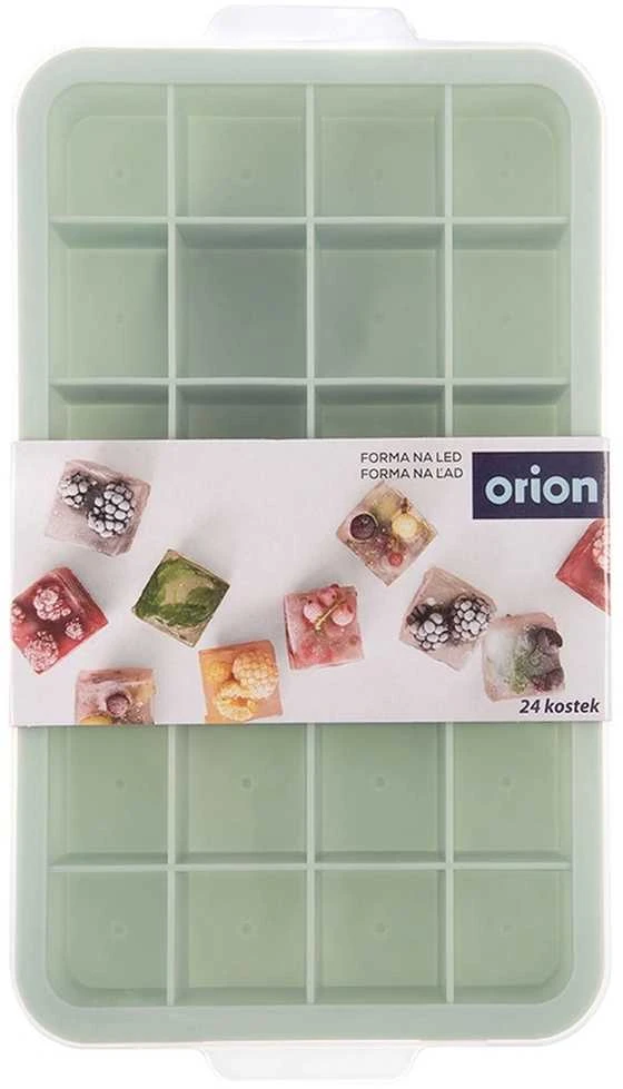 Orion Silikoninė ledo kubelių forma su dangteliu 22,5x13x3 cm - Ledo kubeliai