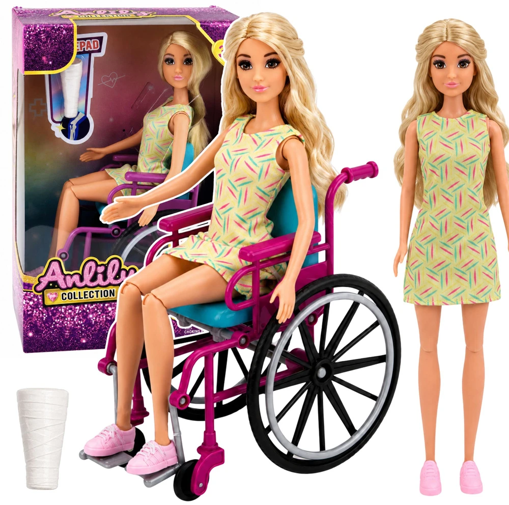 Lean Toys Lėlė su vežimėliu 30 cm