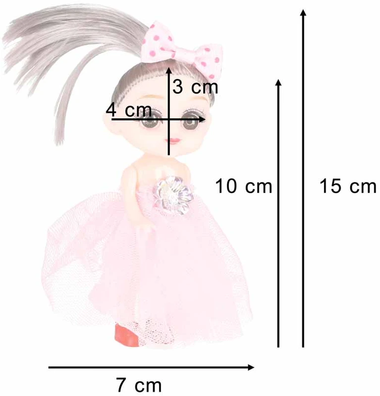 Lėlės 10 cm 4 vnt.