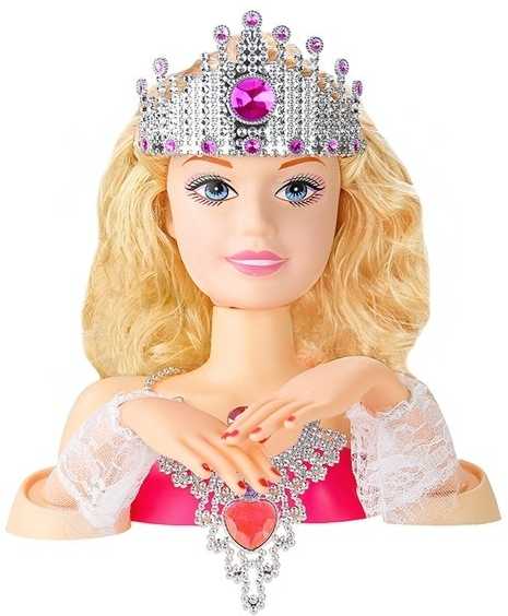 Lean Toys Lėlės galva šukuosenoms kurti