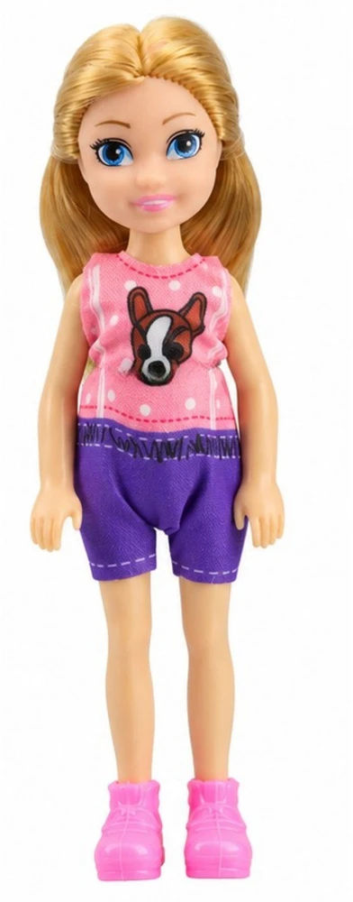 Lean Toys Lėlės žaidimų rinkinys su ledų furgonu, rožinis, 23,5 × 12 × 10,5 cm, 33 dalių