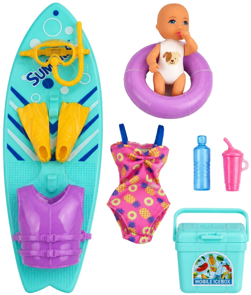 Lean Toys Lėlių rinkinys 4 vnt.