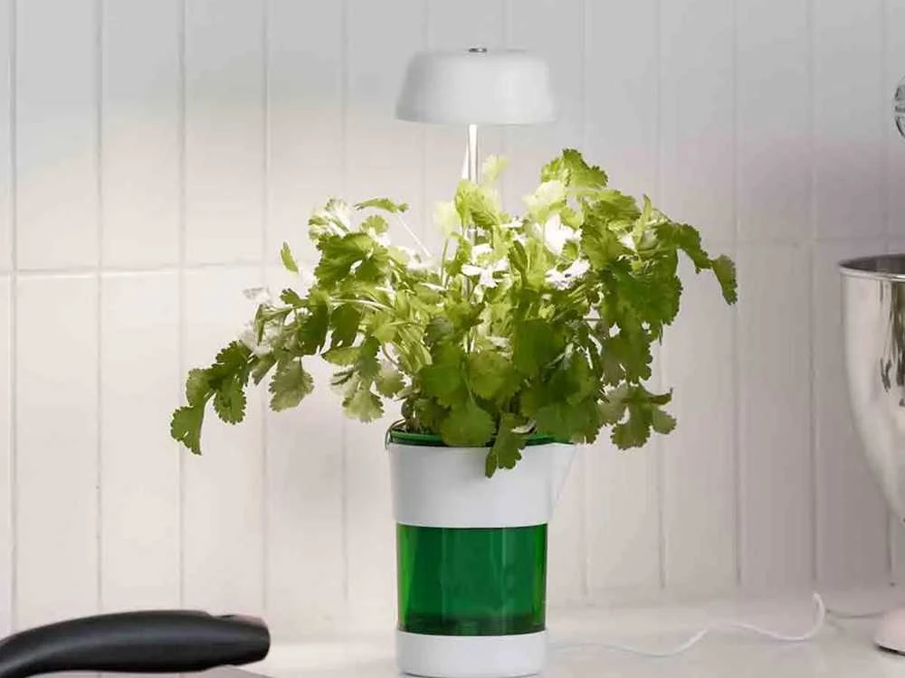 Pakabinamas šviestuvas Lempa augalų auginimui su 6 LED ir 4 UV diodomis