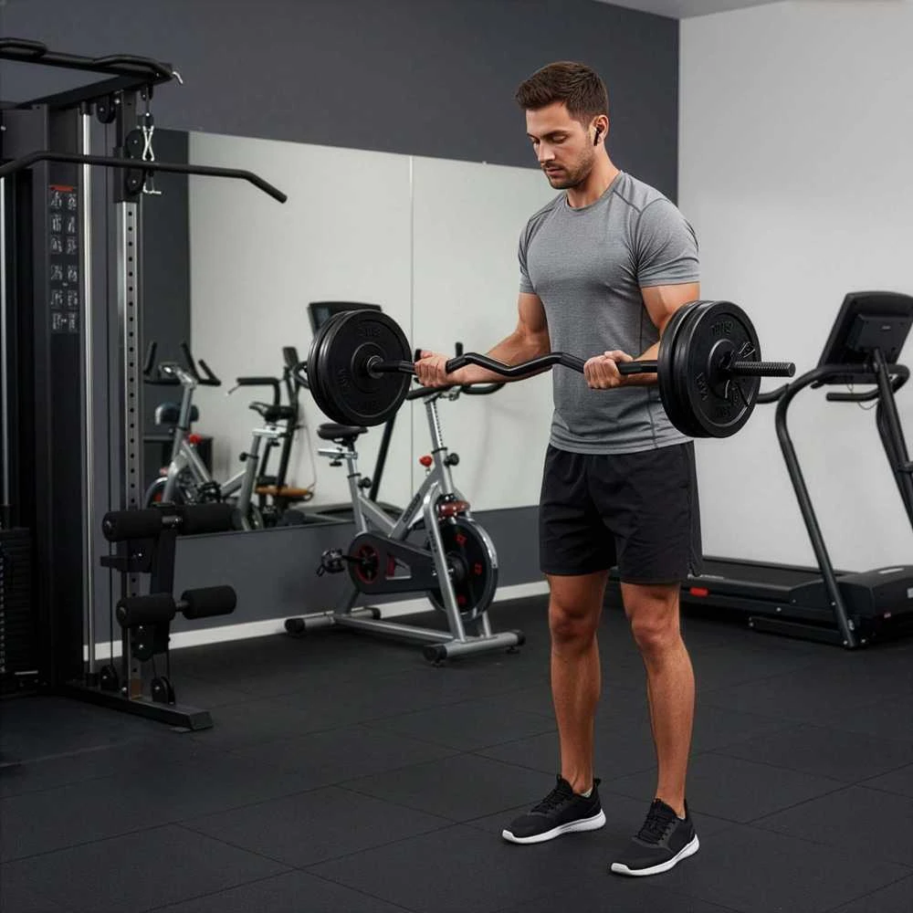 Springos Lenktas strypas 120 cm juodas
