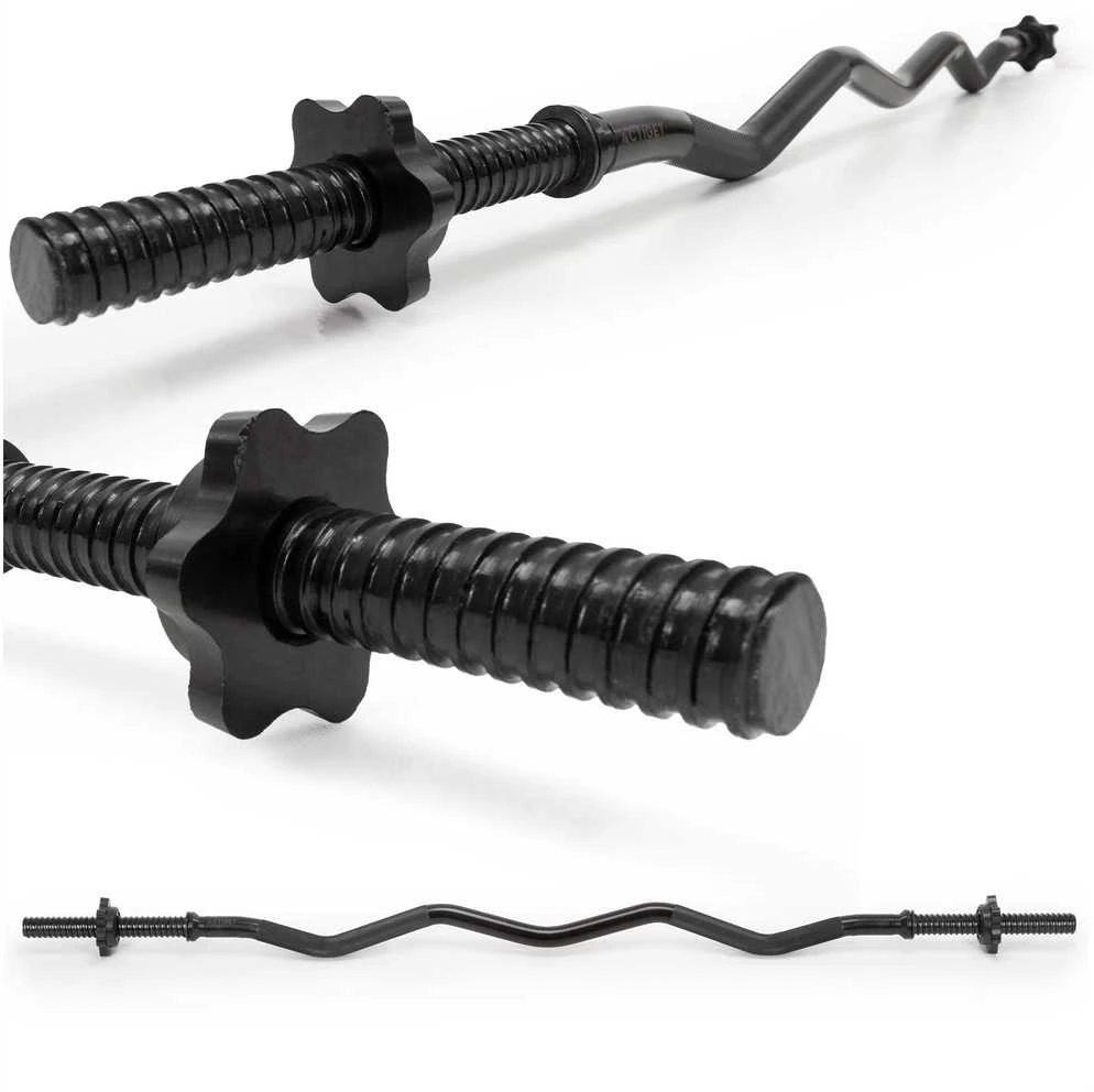Springos Lenktas strypas 120 cm juodas