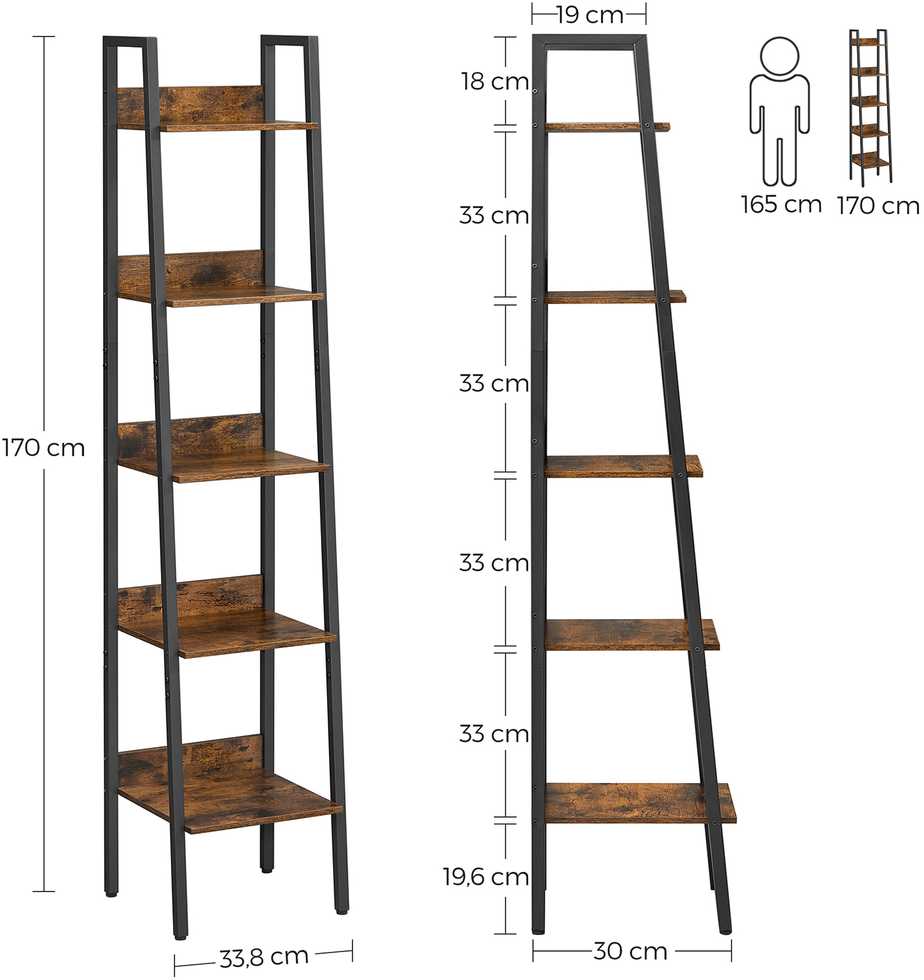 Songmics Lentyna 33,8 × 30 × 170 cm