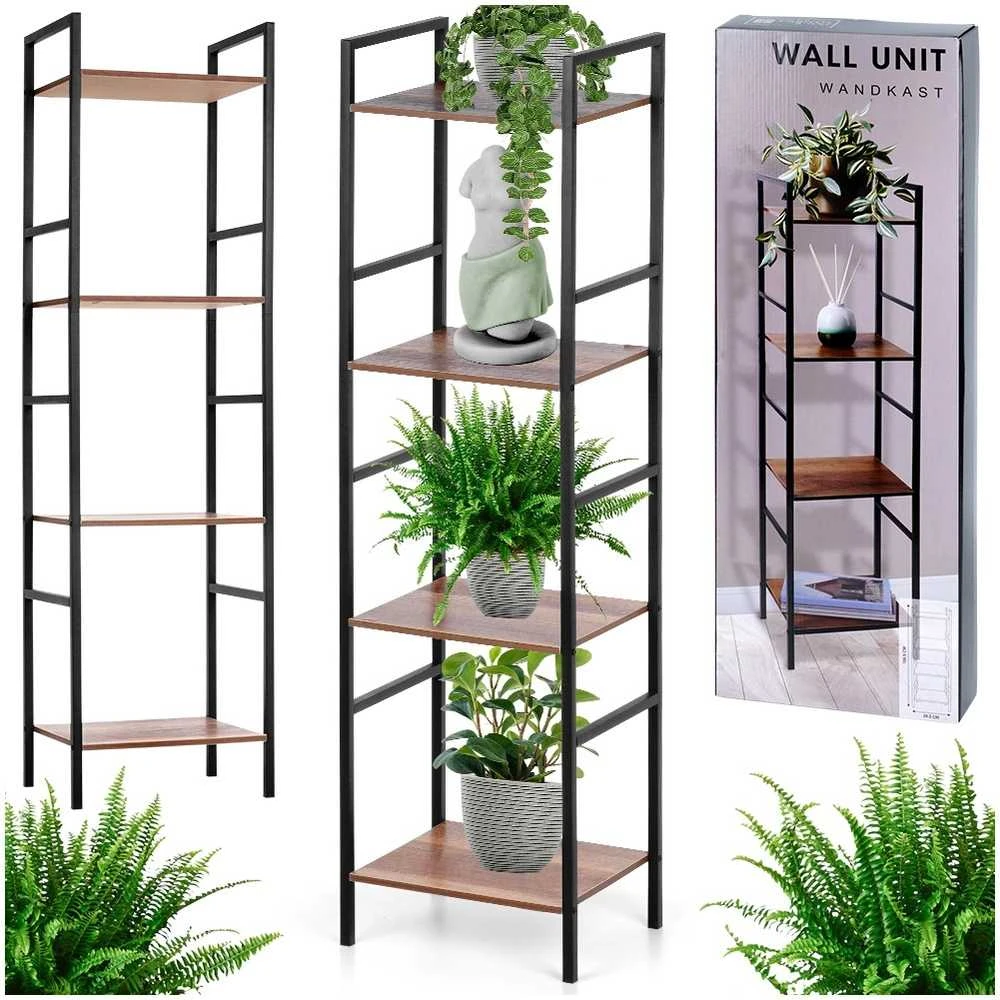 KOOPMAN Trends4You Metalinis Stalčiukas 29,5x23,5x106,5 cm - Knygų Lentyna - Saugojimo Stovas