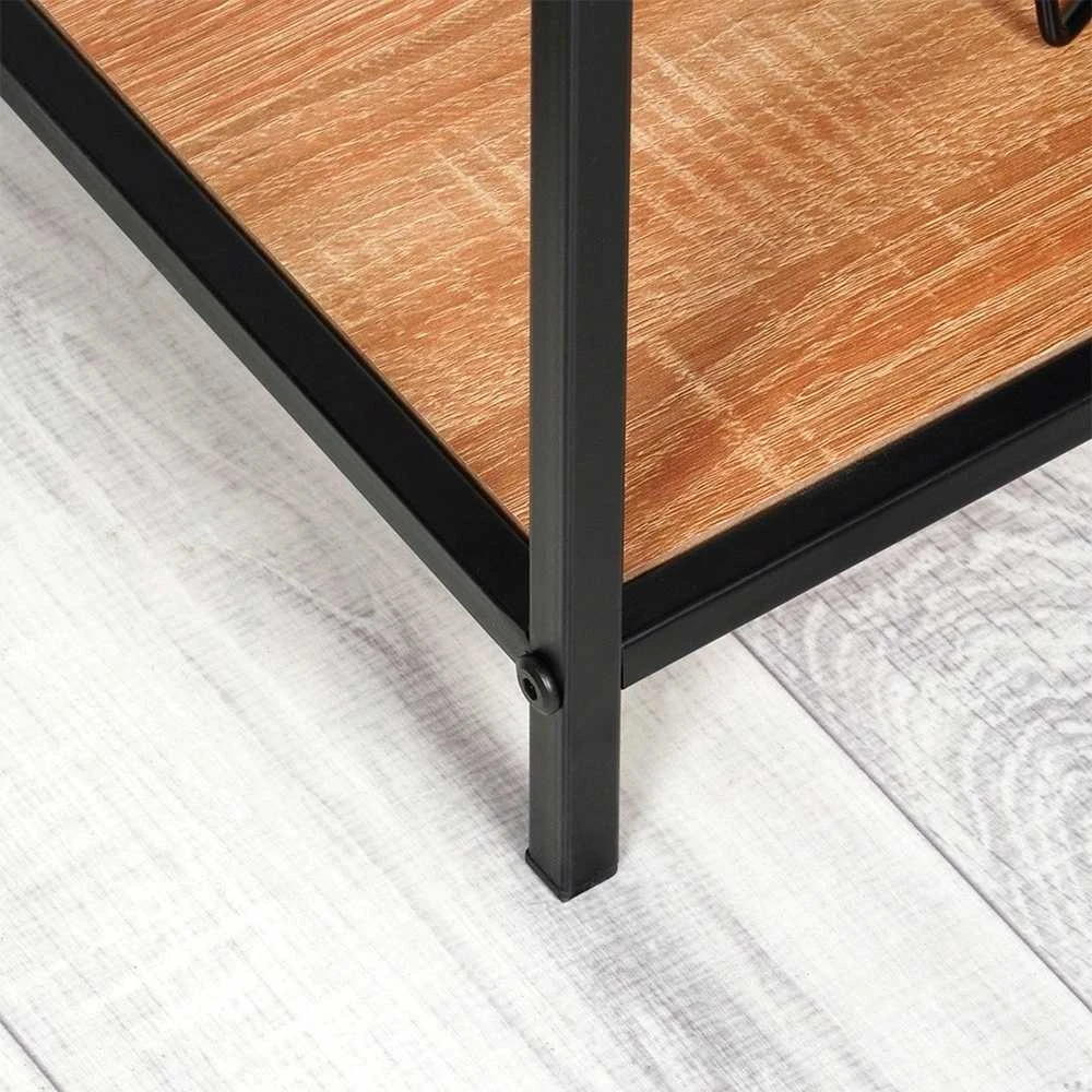 Trends4You Metalinis Stendas 46x30x130 cm Juodas