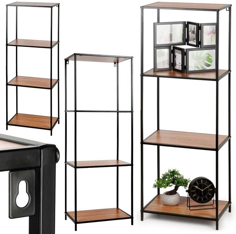 Trends4You Metalinis Stendas 46x30x130 cm Juodas
