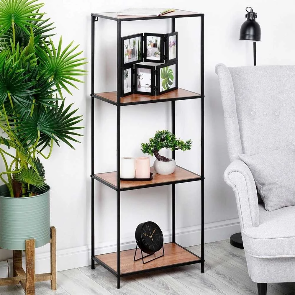 Trends4You Metalinis Stendas 46x30x130 cm Juodas