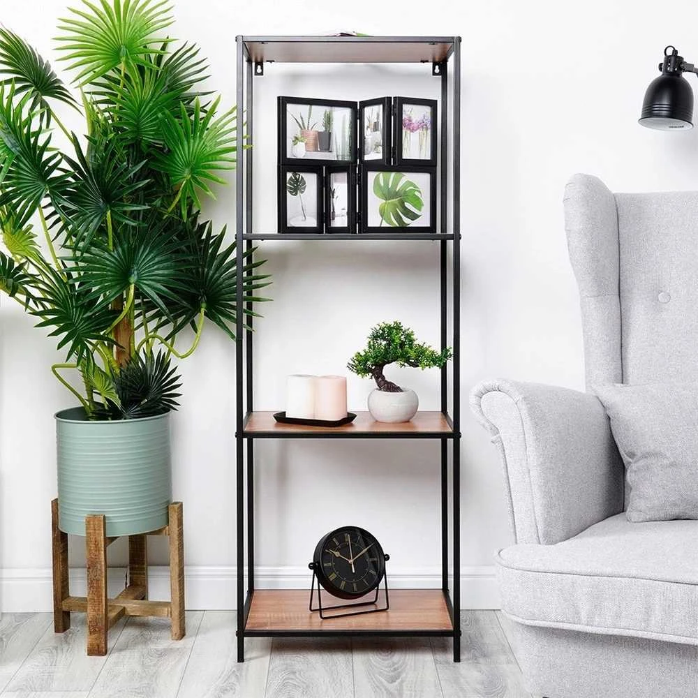 Trends4You Metalinis Stendas 46x30x130 cm Juodas