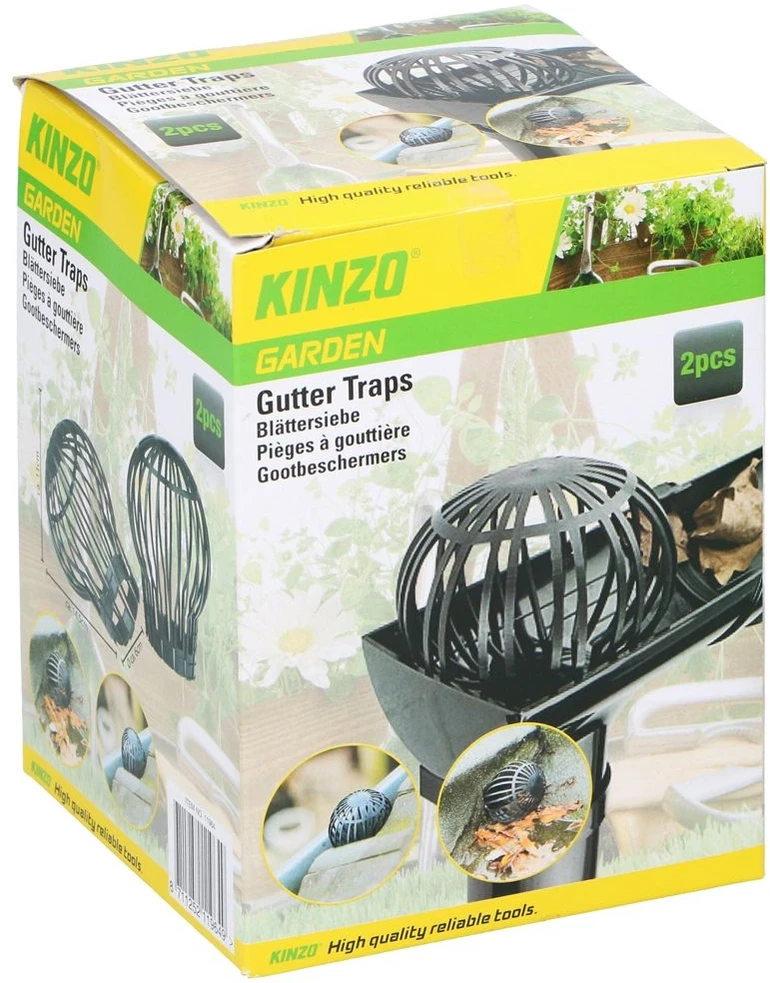 Latakų filtrai plastikinis juoda 2 vnt.