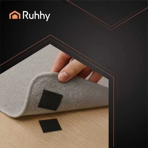 Self-adhesive Velcro tape 5mx5cm juodas Ruhhy 25806