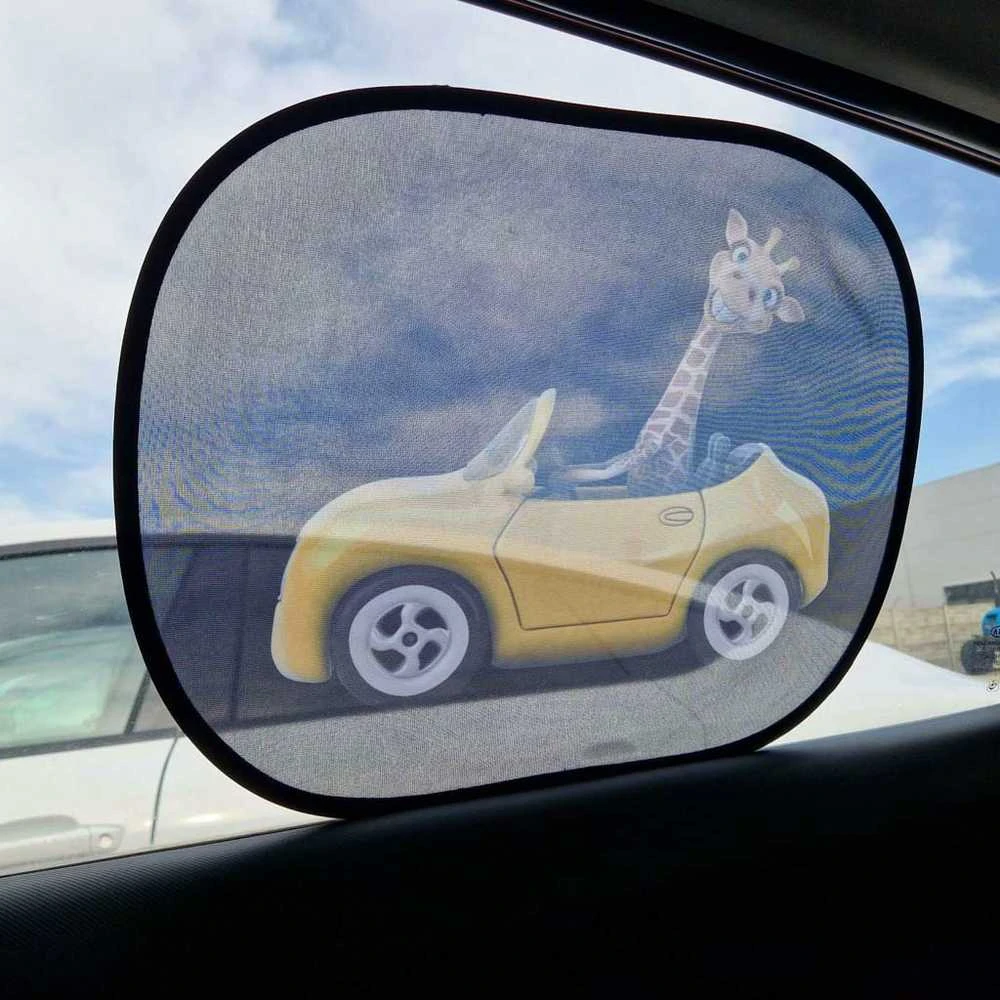 Ikonka KIK lipnios apsaugos nuo saulės automobilio langui ŽIRAFA, 2 vnt.